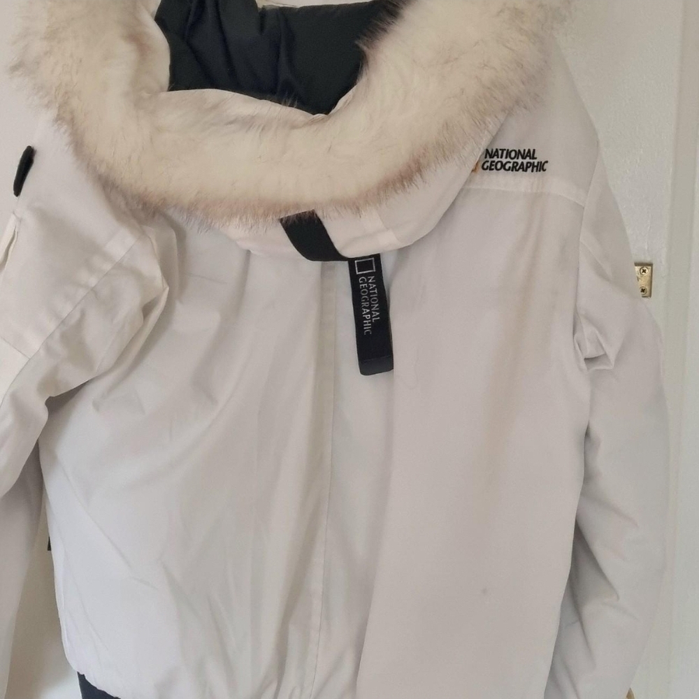 White Winter Jacket Down Feather - image 6